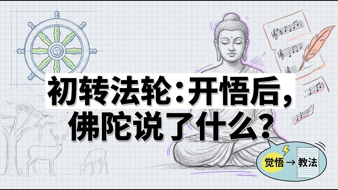初转法轮 | 觉悟如何翻译成语言 | 顺着佛法的历史脉络修行
