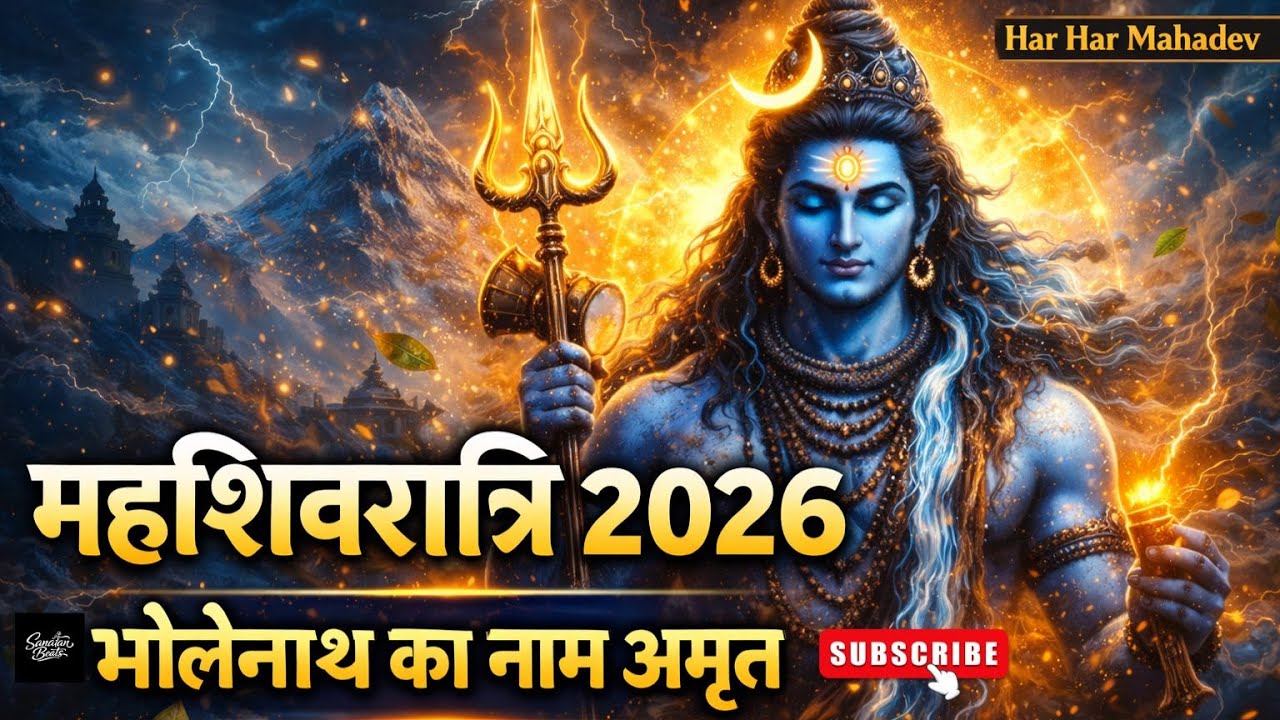 महाशिवरात्रि स्पेशल भजन 2026 🔱 | भोलेनाथ का नाम अमृत | सबसे शक्तिशाली शिव भजन | Har Har Mahadev