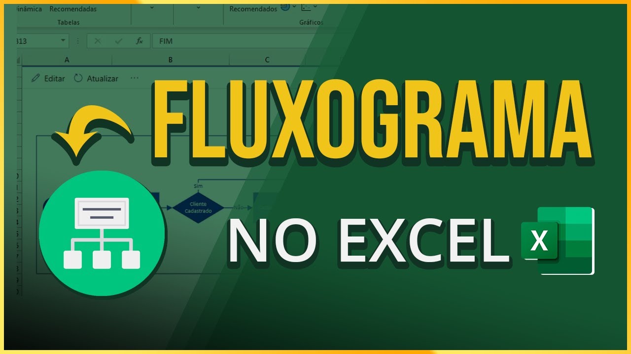 Como Criar Fluxograma no Excel - Agora ficou incrivelmente muito mais fácil e prático!