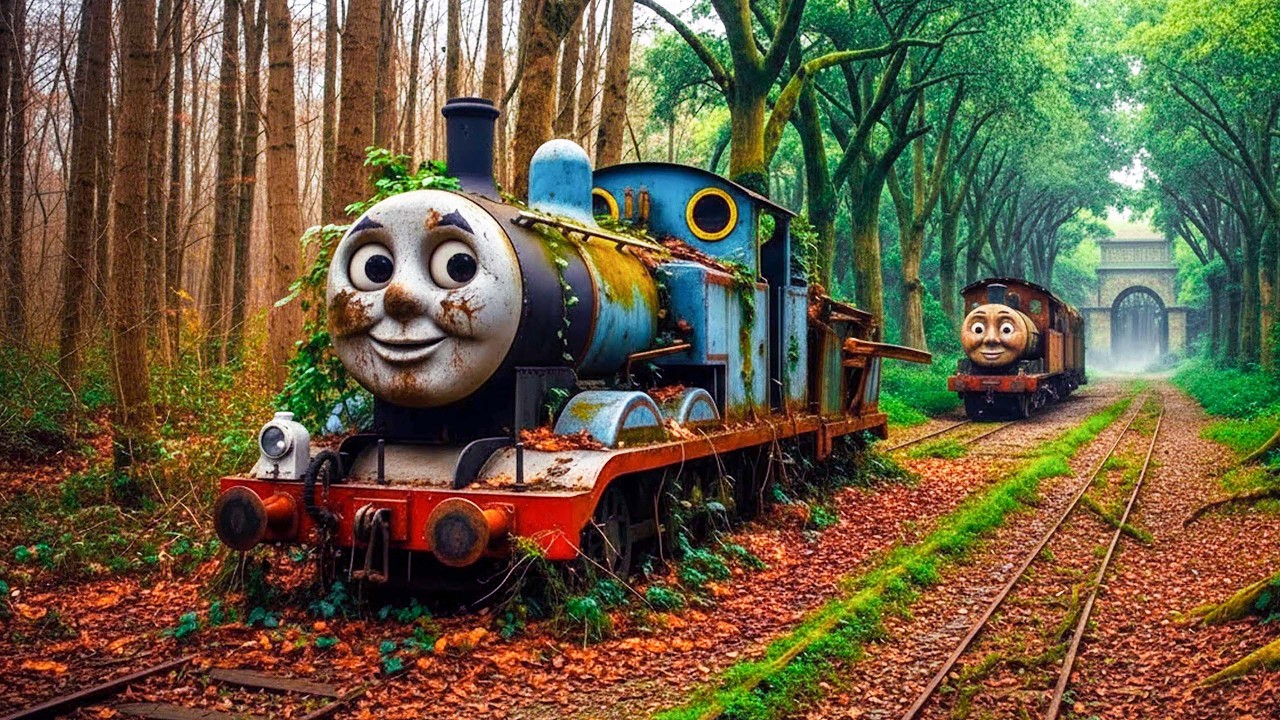 ASMR Thomas Train Restoration 😱 | Rusty Train Found Deep in the Forest | Full Rebuild