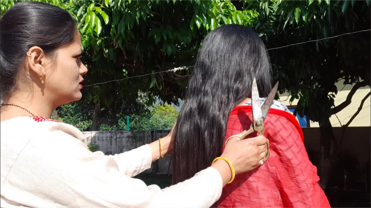 HAIR CUT CHALLENGE | haircuting | devrani jethani vlog |  Anni Bhandari Vlogs