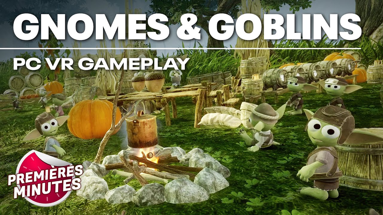 Gnomes & Goblins - Gameplay PC VR (Quest 2 Link)