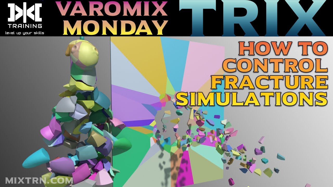 VMT 009 - HOUDINI - How To Control Fracture Simulations