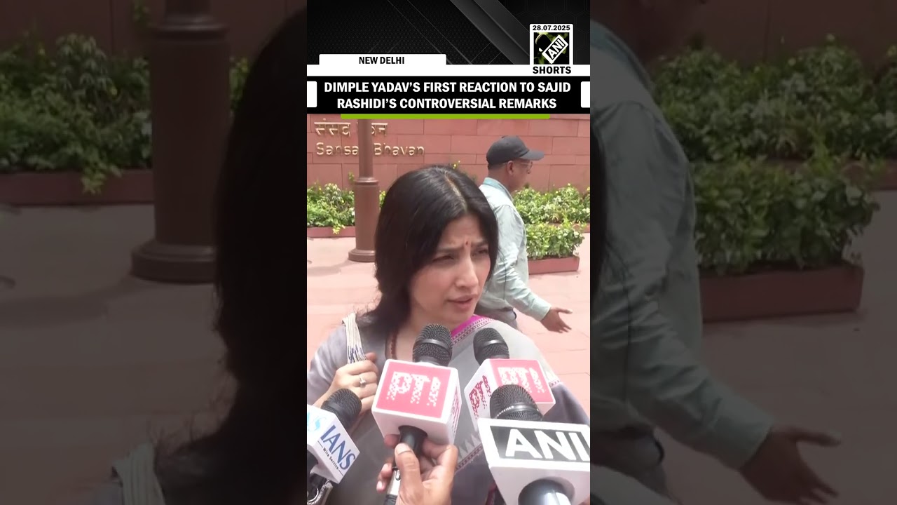 “FIR Huyi To Achchhi Baat Hai…”, Dimple Yadav reacts to controversial remarks by Sajid Rashidi
