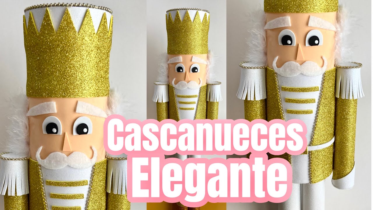 Cascanueces Navideño - Como hacer cascanueces