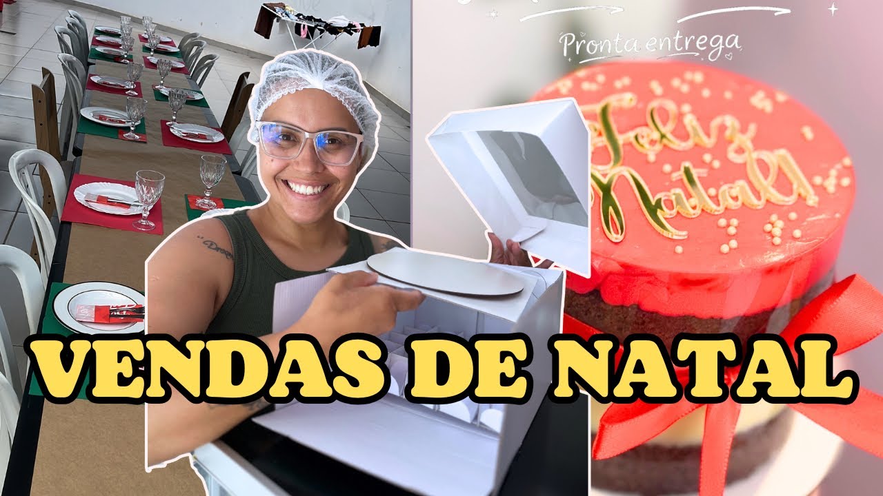 Movimento do Natal - encomendas final do ano, sobremesas e bolos, banoffe, como foi?