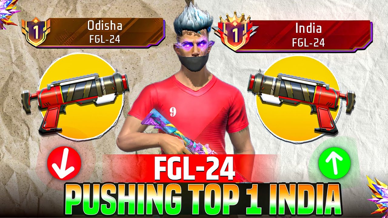 Pushing Top 1 Title in FGL-24 🥶Solo BR Rank Weapon Glory Push | Season 46 #gwtarun