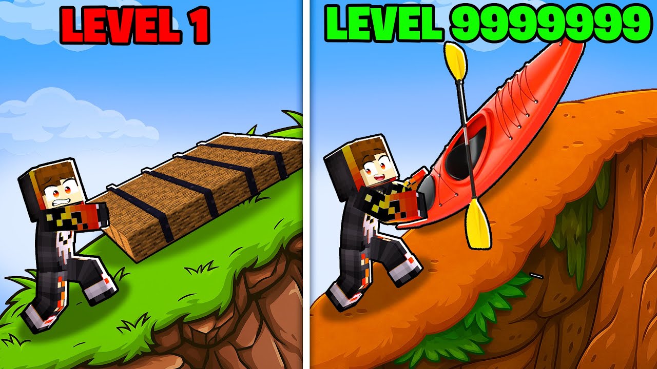 Level 1 Raft Vs Level 9863836 Kayak in Roblox !! 