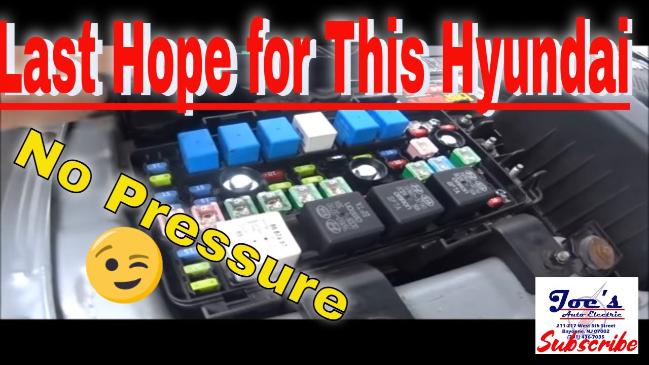 Hyundai  Sonata Stall No Start