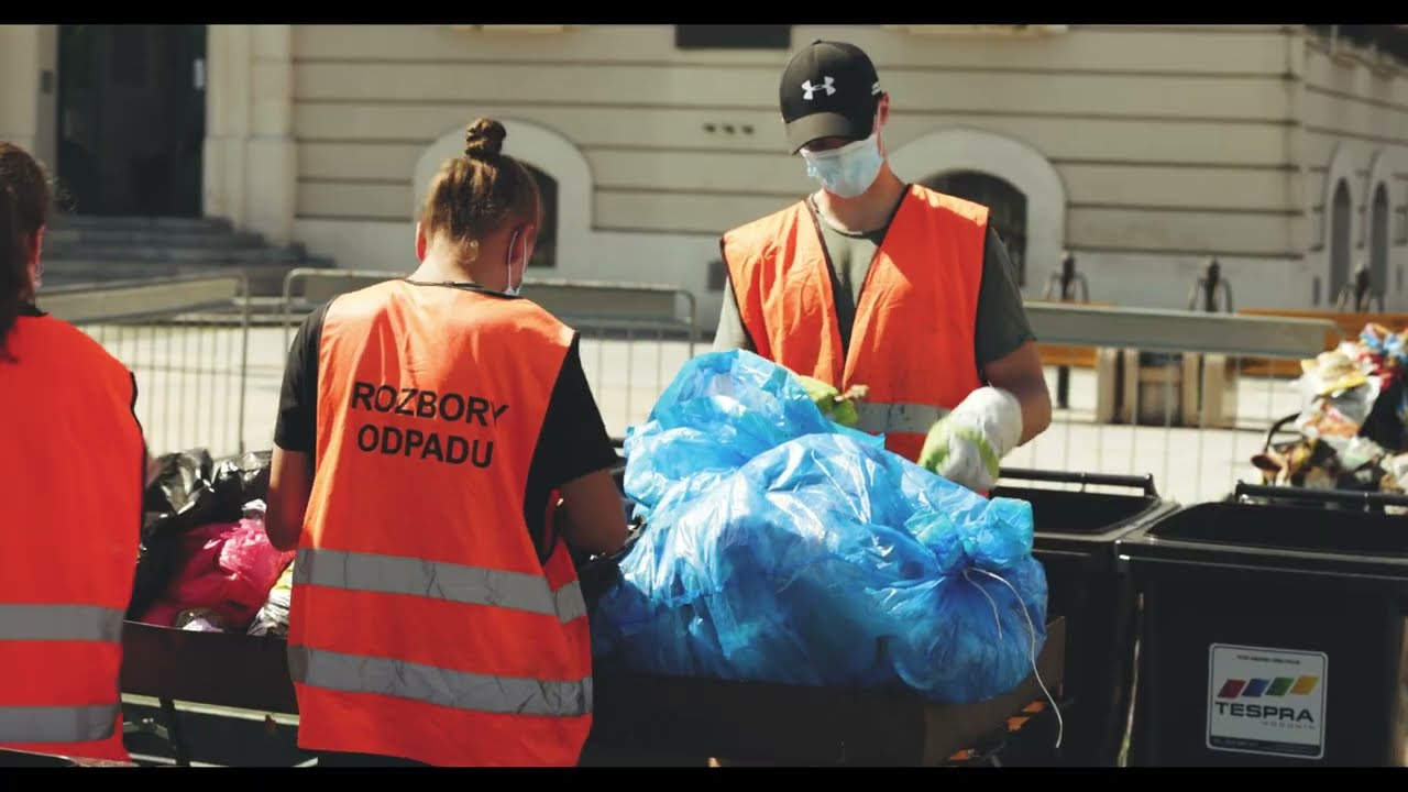 Třídění odpadů v Hodoníně