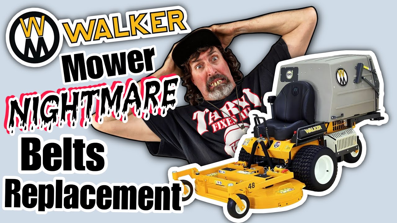 Walker Mower NIGHTMARE Belt Replacement