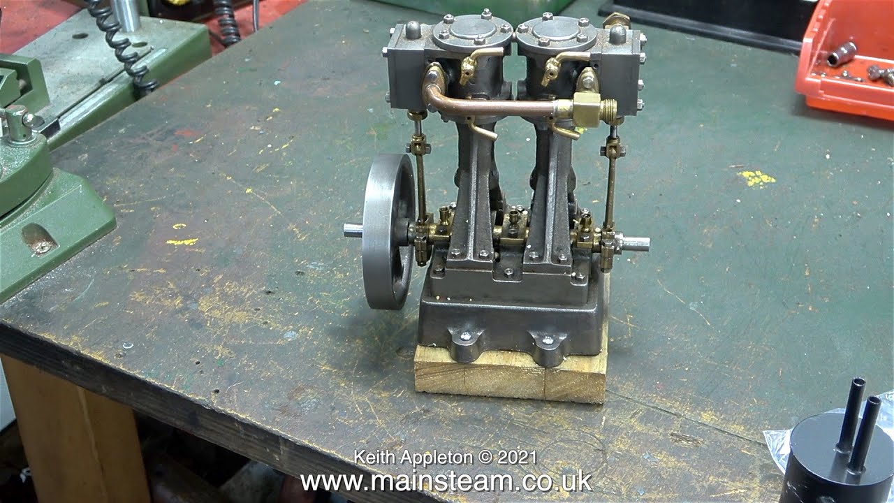 MAKING A STUART MODEL STEAM PLANT - PART #2 - ENGINE TESTING