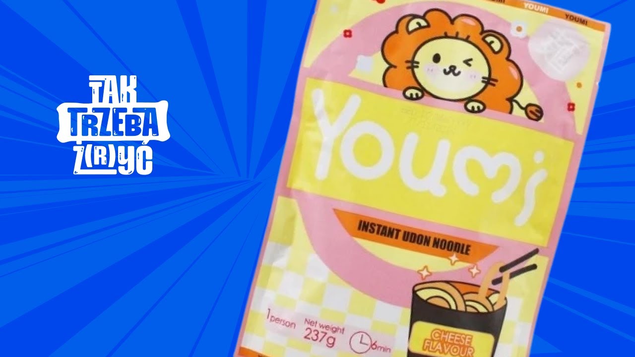 Degustacja Youmi Instant Udon Noodle – Hot & Spicy Cheese Flavour | dania instant