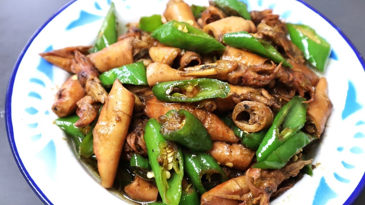 Tolong umpetin nasi..! karena ada cumi asin cabe ijo - tips memasak cumi asin empuk dan enak