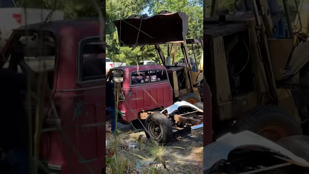 Removing cab 1971 Chevy C10