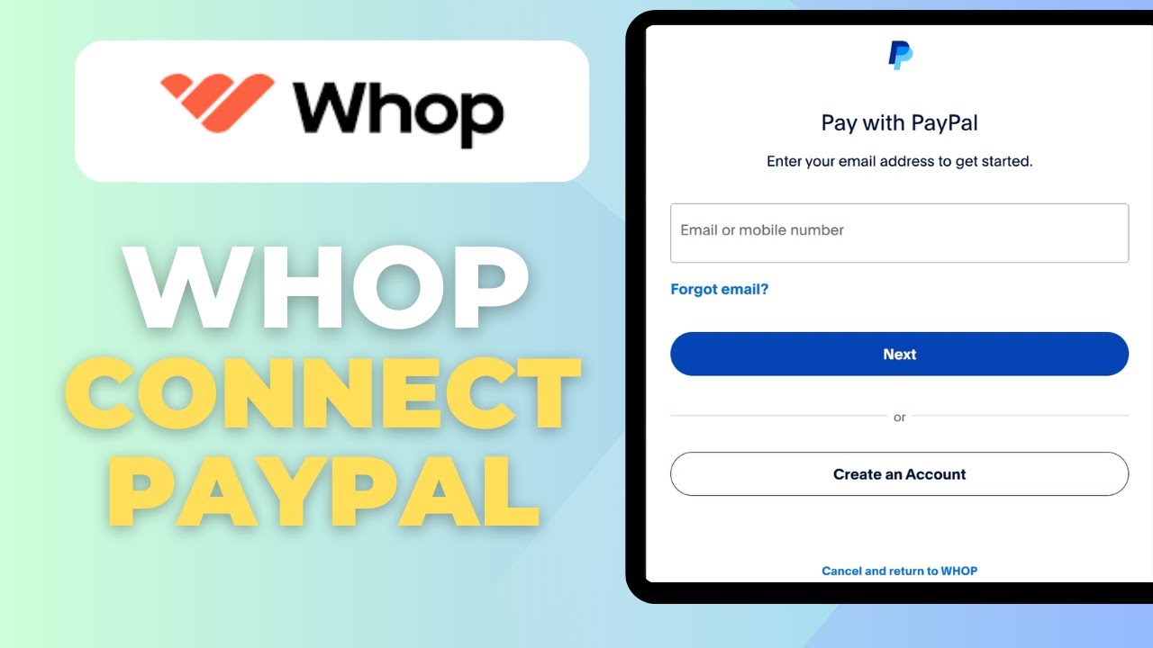 How To Connect Paypal To Whop &ndash; Simple 2026 Tutorial