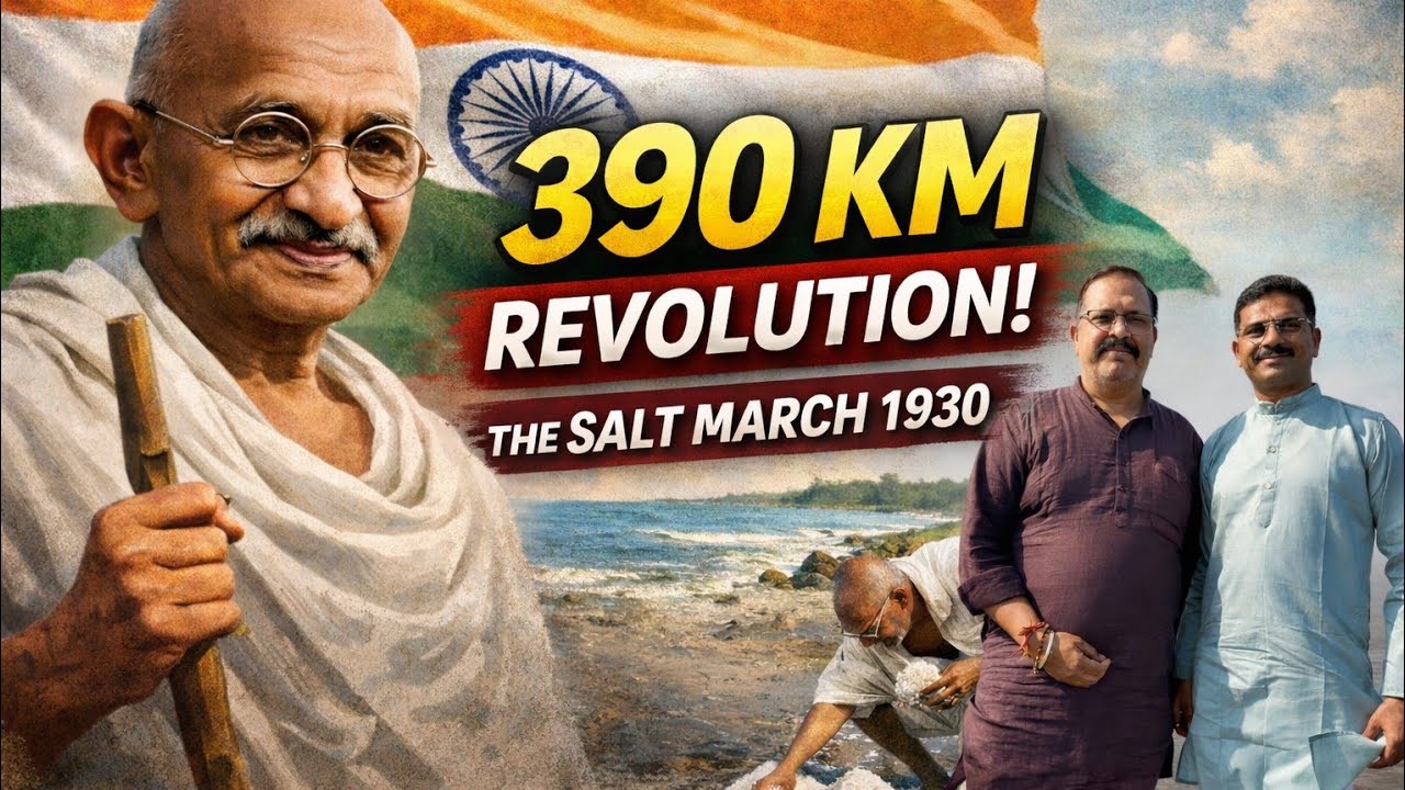 24 दिन… 390 किलोमीटर… और आज़ादी की शुरुआत | Dandi Yatra 1930