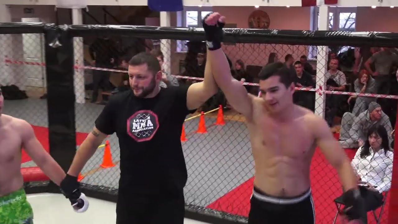 Вот это рубилово! 1-й чемпиона Латвии по MMA (2013)