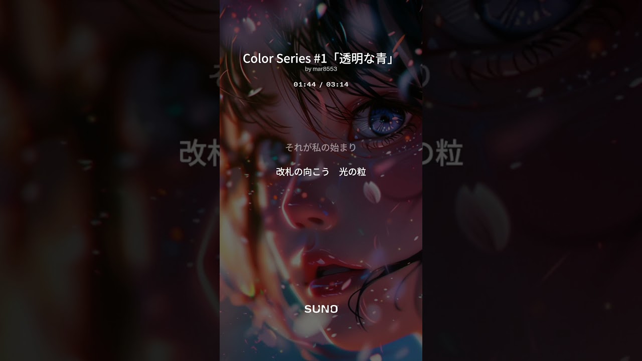 Color Series #1「透明な青」
