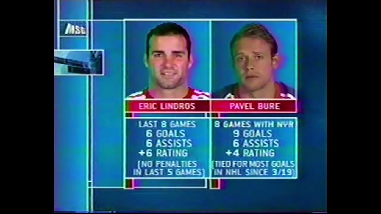 New York Rangers VS Boston Bruins 4/6/2002