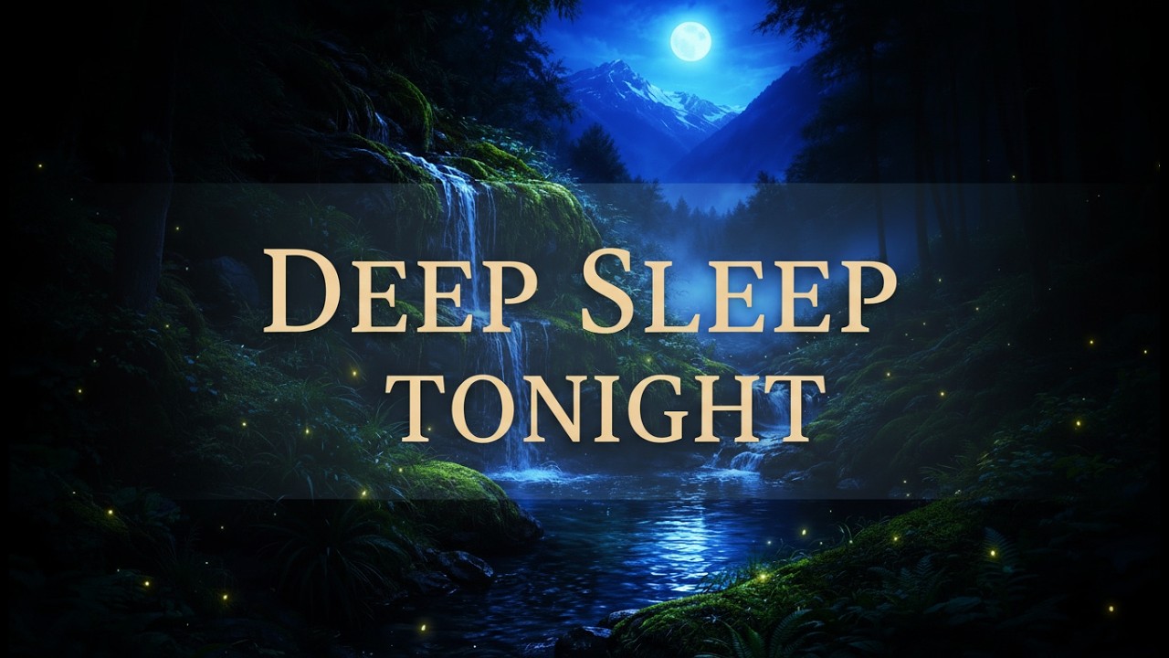 Deep Sleep in Minutes || A Combination of Sacred Andean Flute and Soft Piano,Soothing Sound of Water