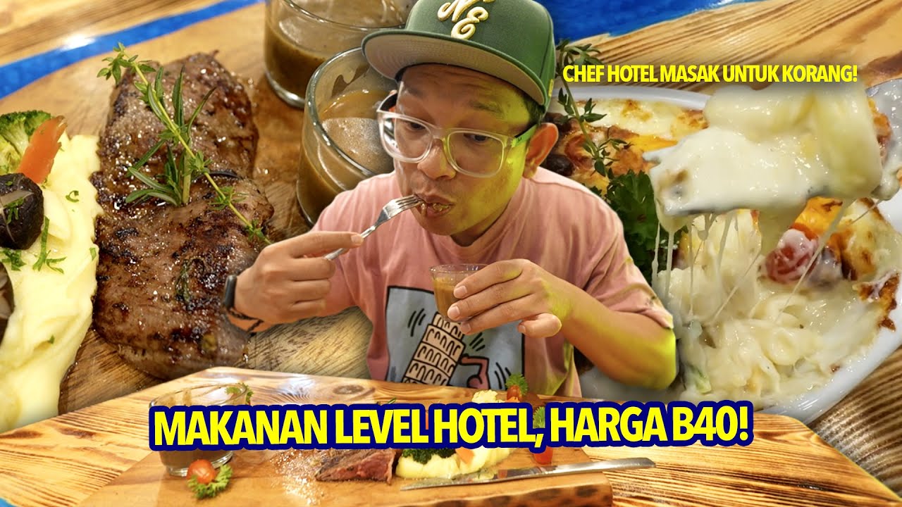 Harga B40! Tapi Makanan Di Cafe Ini Level Hotel Beb!