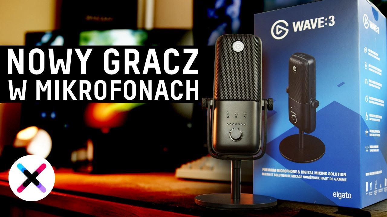 MIKROFON DO STREAMU NOWEJ GENERACJI? 🎤 | Test, recenzja Elgato Wave 3