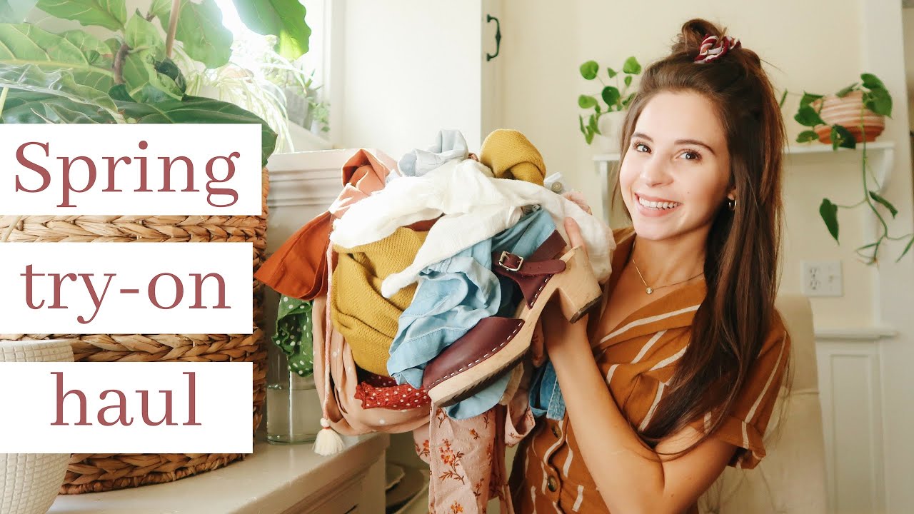 SPRING HAUL//American eagle, tjmaxx, thrifted, love street boutique