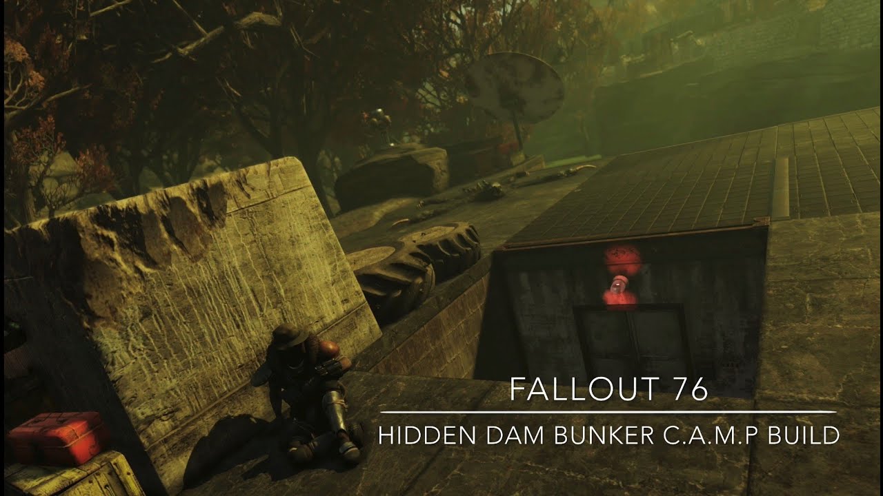 Fallout 76 Camp Build: Hidden Dam Bunker