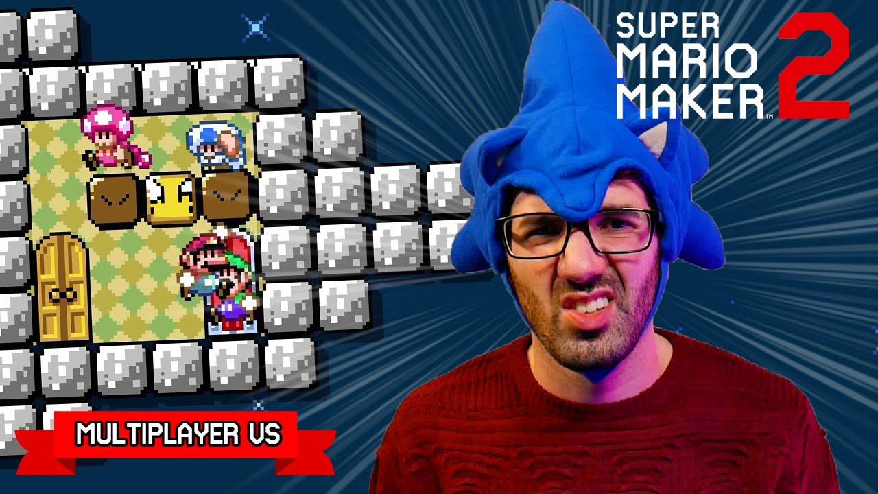 ШЛЯПА ПОЗОРНОГО СОНИКА: Mario Maker 2 Multiplayer VS