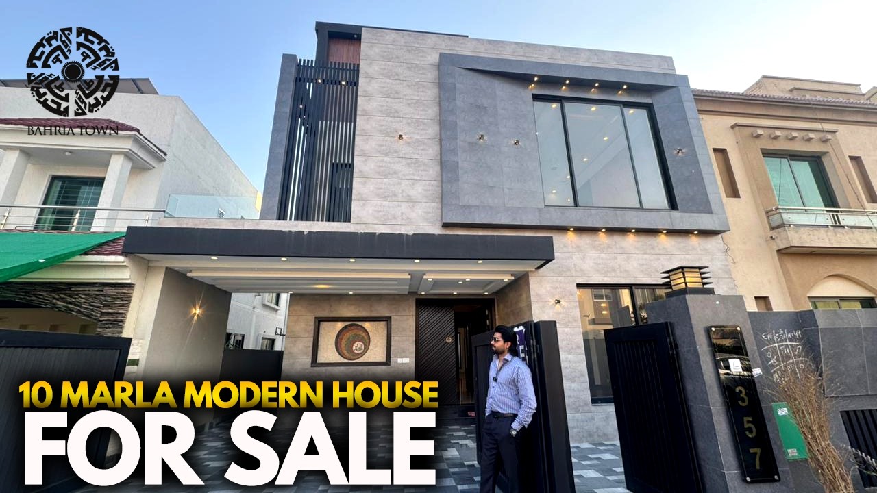 10 Marla Brand New Modern House For Sale in Bahria Town Lahore | Full Luxury House Tour 2026