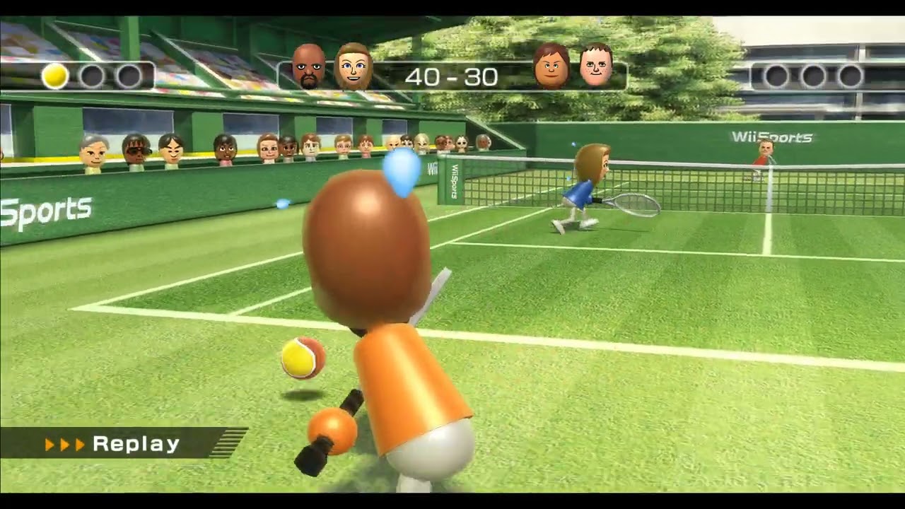 Wii Sports Tennis for 1 hour| HD REUPLOAD