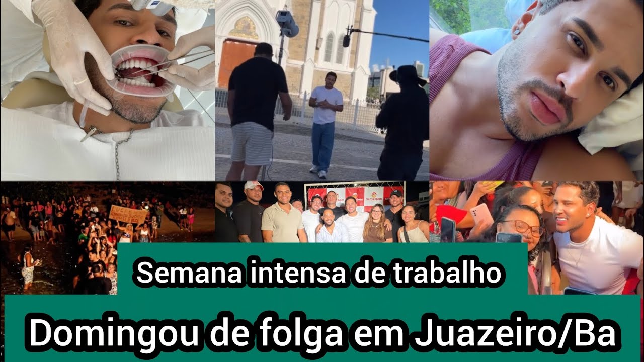 Lucas Guimarães tem domingo de folga após semana intensa de trabalho e alguns da equipe foram embora