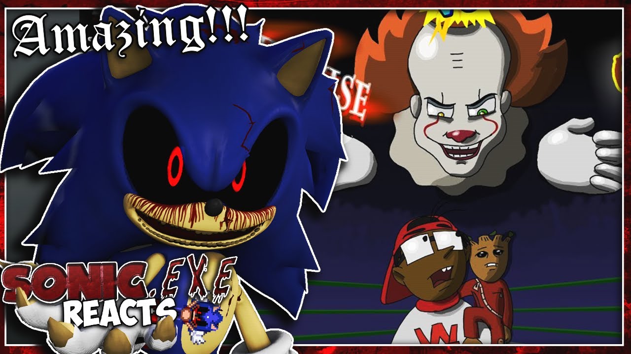 Sonic.EXE реагирует на Пеннивайз против Грута — Cartoon Beatbox Battles!