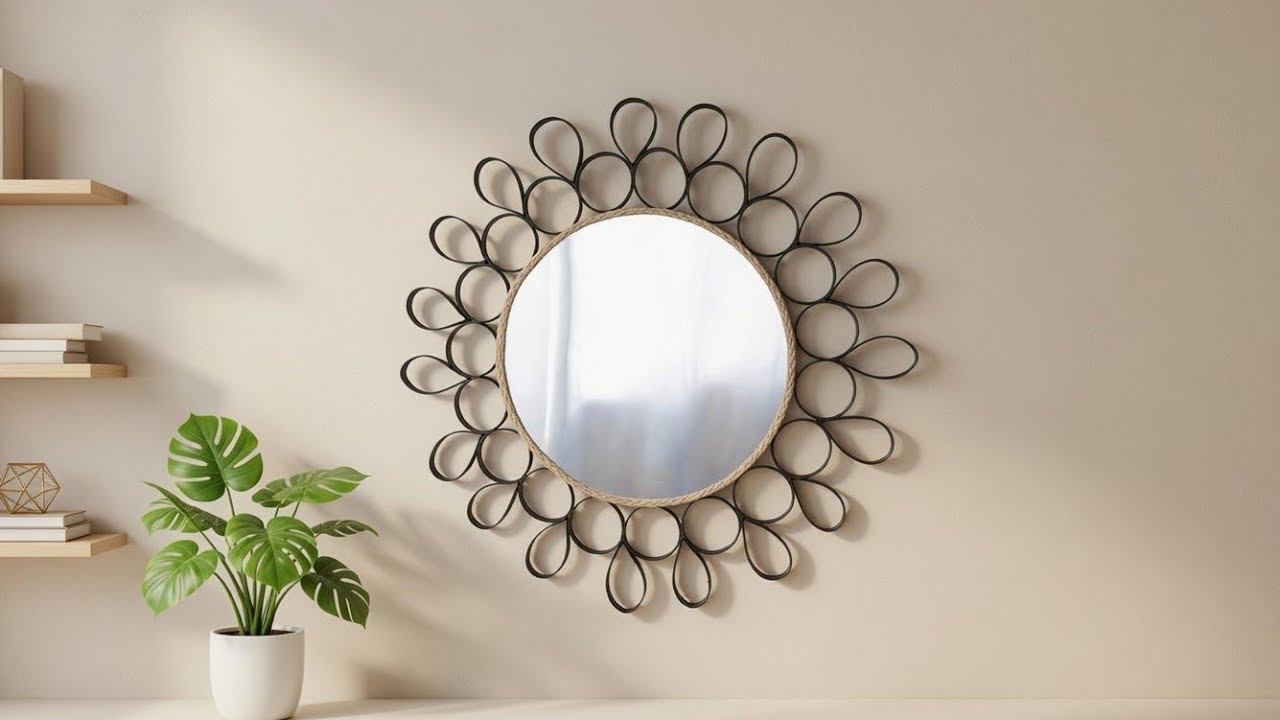 Easy Wall Hanging from Toilet Paper Rolls