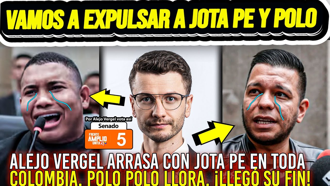 EXCLUSIVA: ¡LLEGÓ FIN DE JOTA PE Y POLO POLO! ALEJO VERGEL ARRASA EN TODA COLOMBIA. DURO GOLPE
