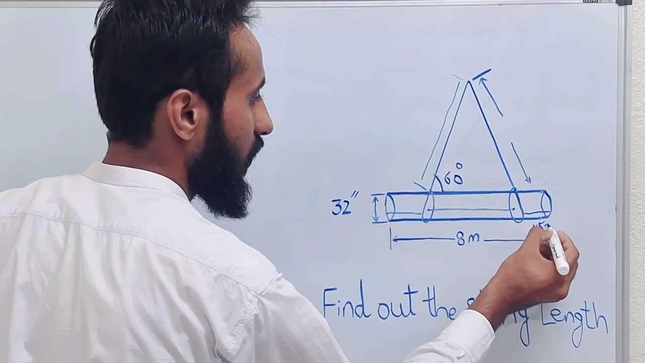 Sling Length For load/لو ڈ کے لیے سلنگ کی لینتھ کیسے  نکالتے/how to calculate Slings for load