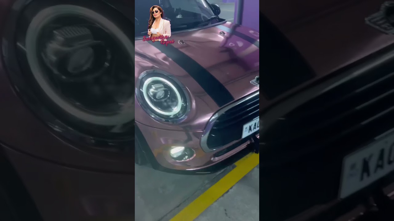 Rose gold Mini Cooper #minicoopers#minicooper #rosegold #carlover #bmw #jcw #wrapped #dream #bling