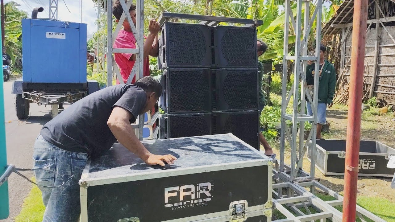 ERA AUDIO live sragen || KUDETA MUSIC HOREG TAMBAL BAN, loading sound system 