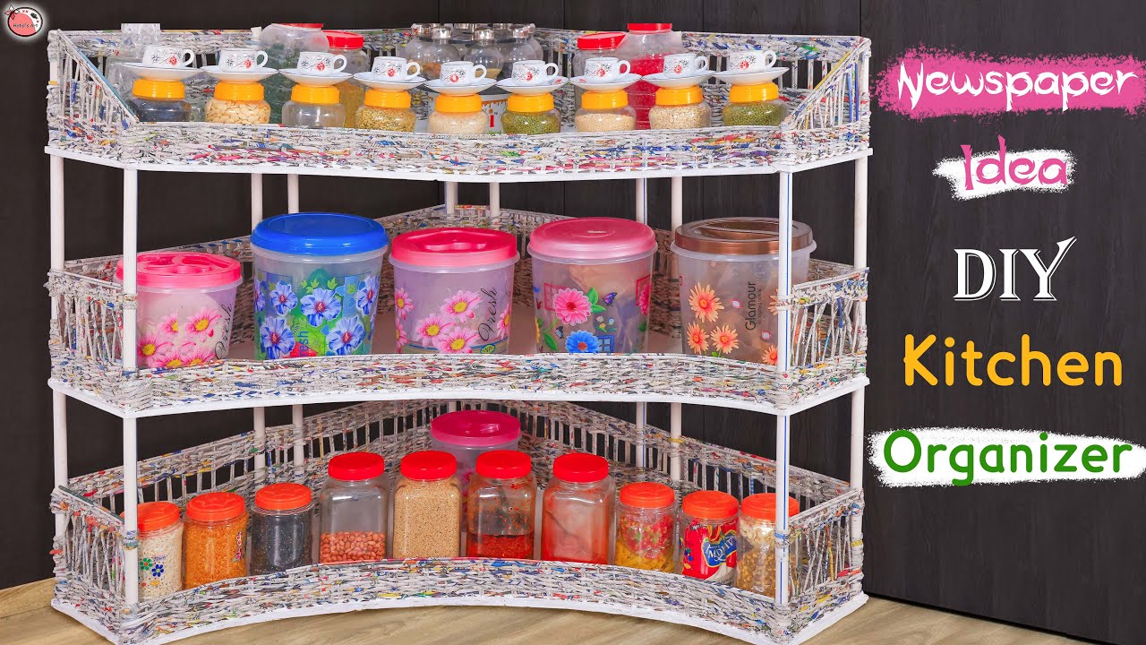 Best! ❤️News Paper Organizer - (Clean Your Kitchen) 🌸Space Saving🌸