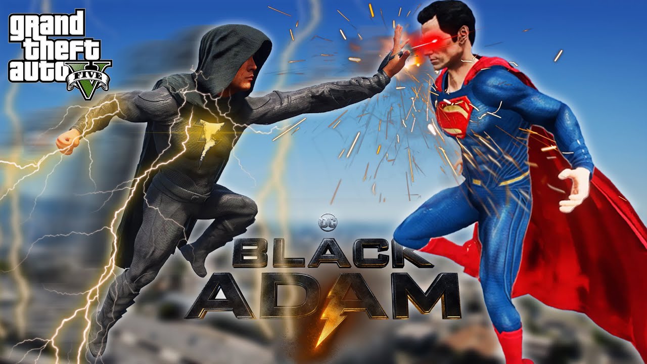 GTA 5 - Superman VS Black Adam | Battle of the Strongest !!