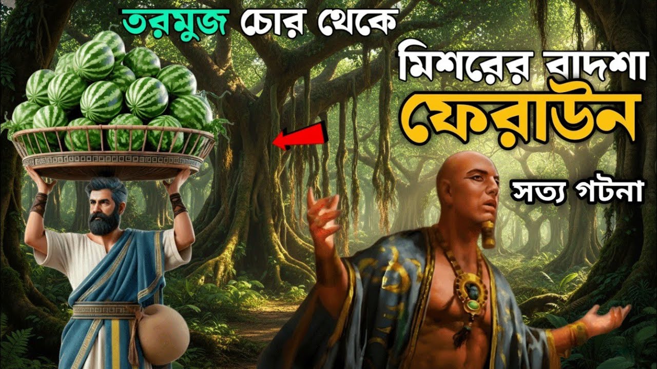 ফেরাউন তরমুজ চোর থেকে মিশরের বাদশা | অত্যাচারী বাদশার ভয়ংকর পরিণতি | Islamic History Bangla |