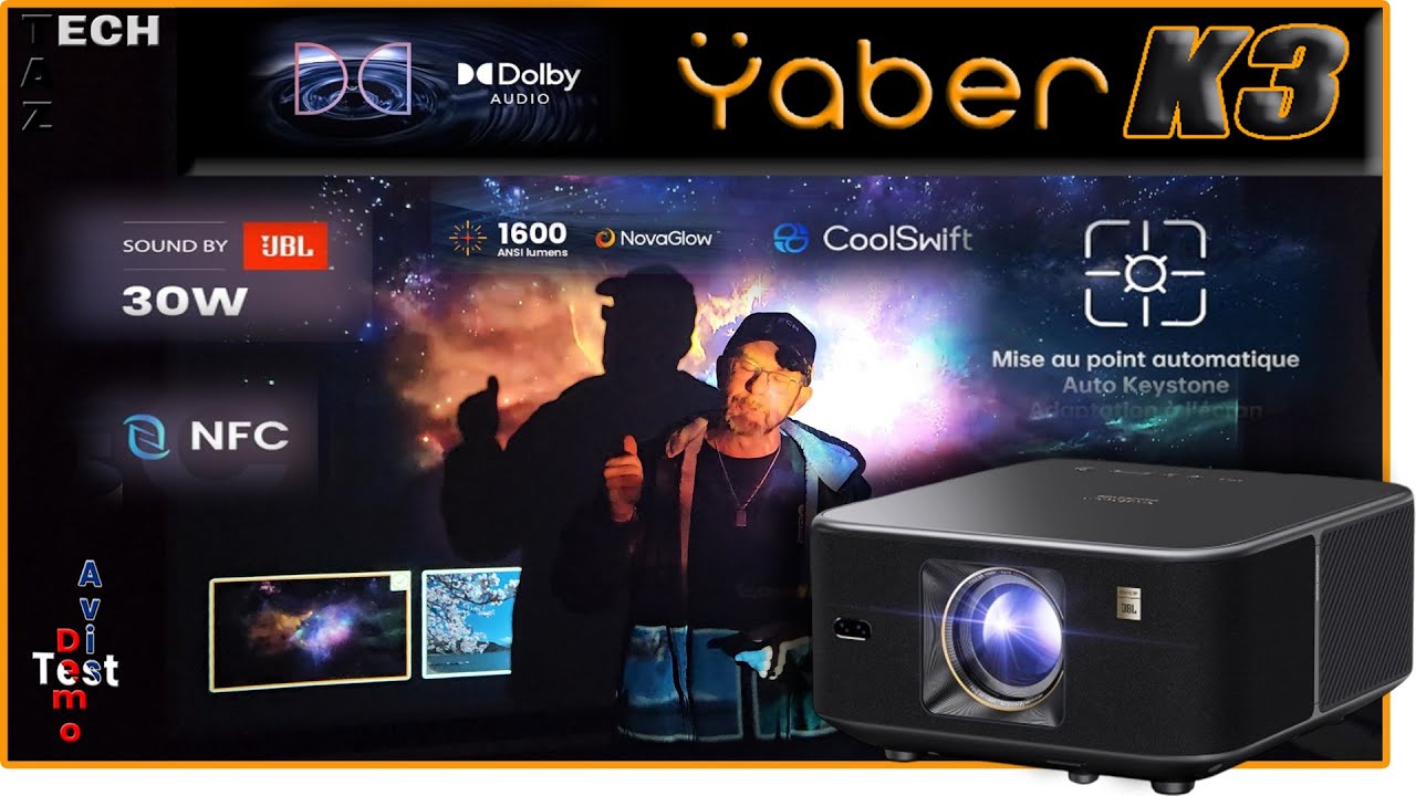 Nouveau Projecteur YABER K3 - Test Démo Avis - Des évolutions intéressantes et efficaces ?