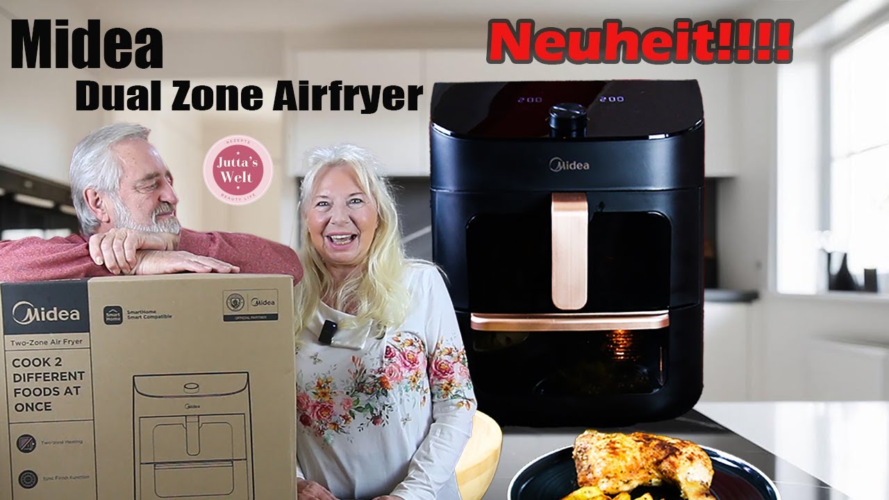 Neuheit im Test 🎉 Midea Dual-Zone Heißluftfritteuse 👍Unsere ehrliche Meinung ‼️