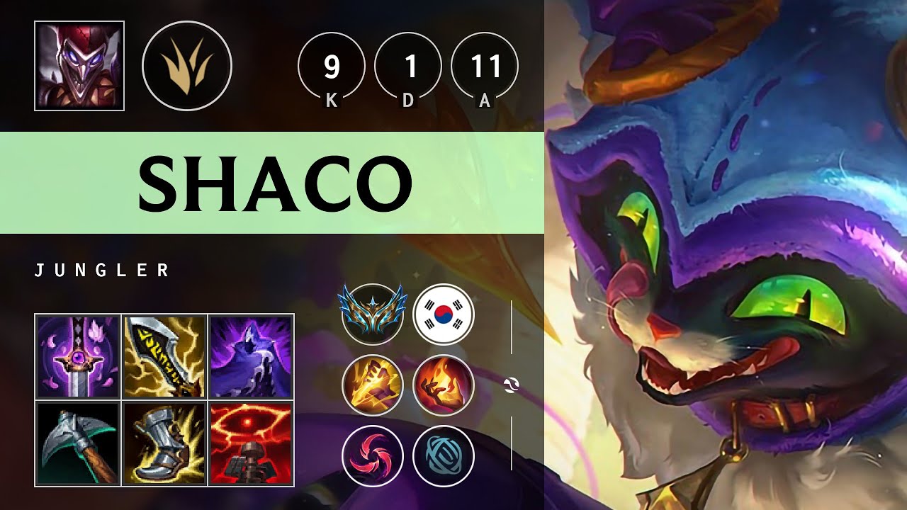 Shaco Jungle vs Viego - KR Challenger Patch 25.11