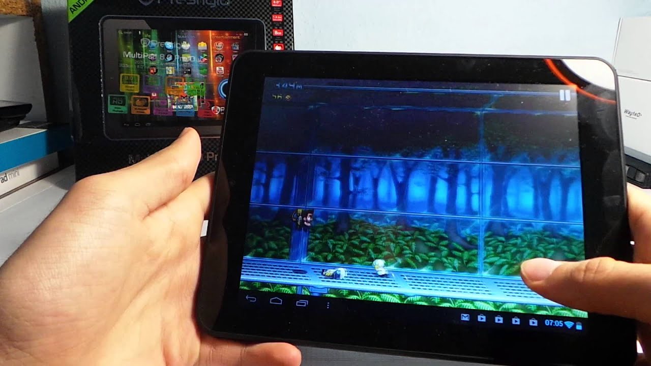 Prestigio MultiPad 8.0 Pro Duo Jetpack Joyride gameplay video | Tech2.hu