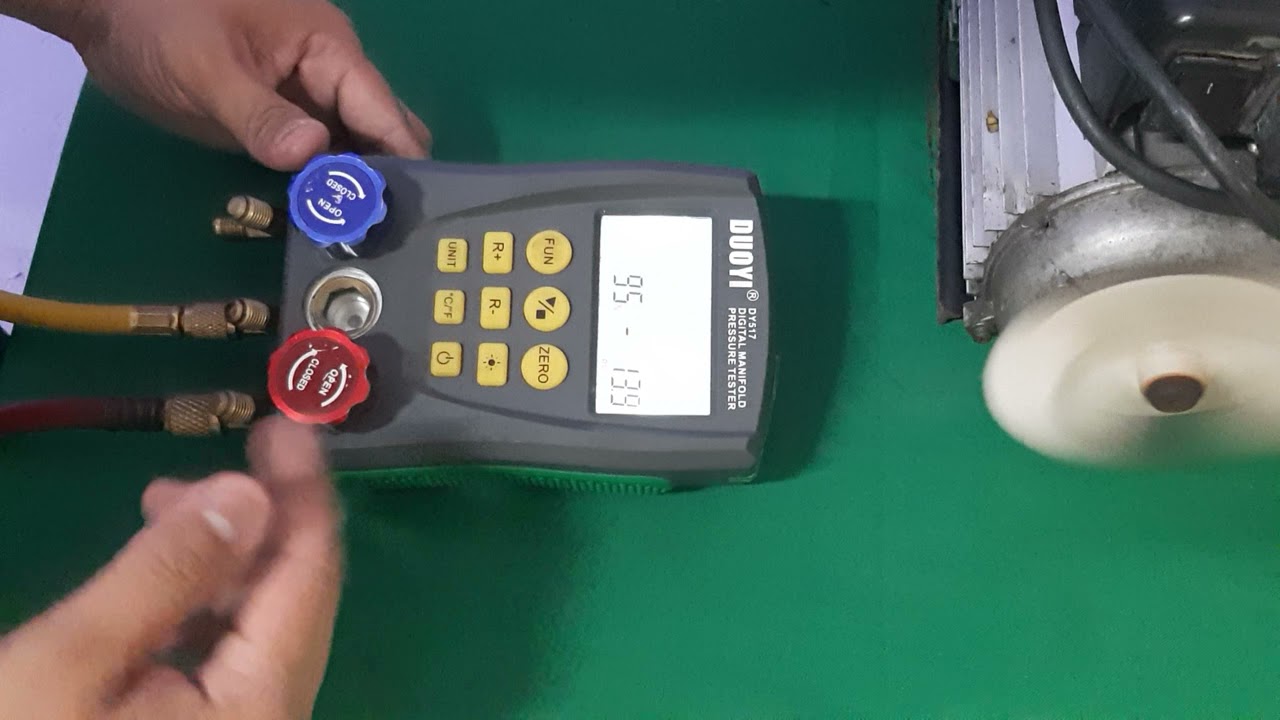 Como medir o vácuo com o DY 517