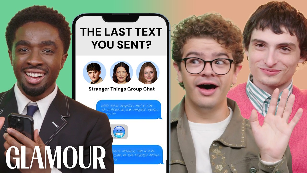 Stranger Things Cast Reveal What's On Their Phones | Glamour