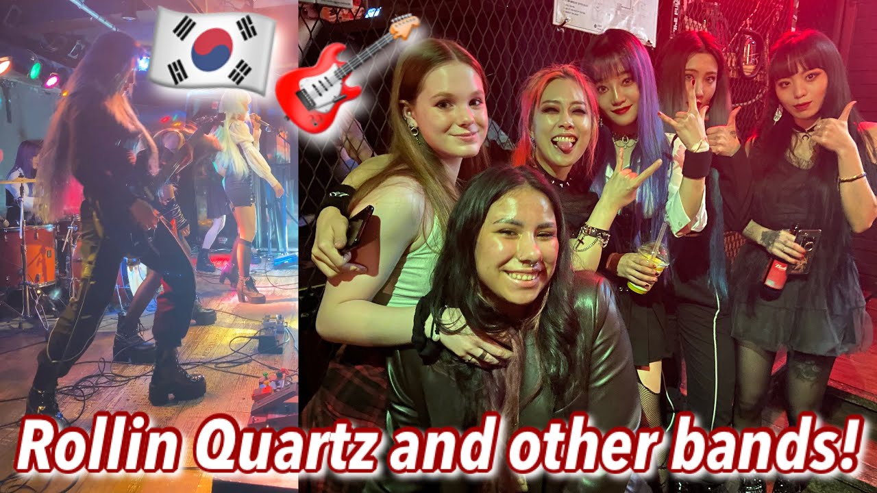 Going to a Local Rock Show in Seoul, South Korea: Rolling Quartz! (vlog 28)