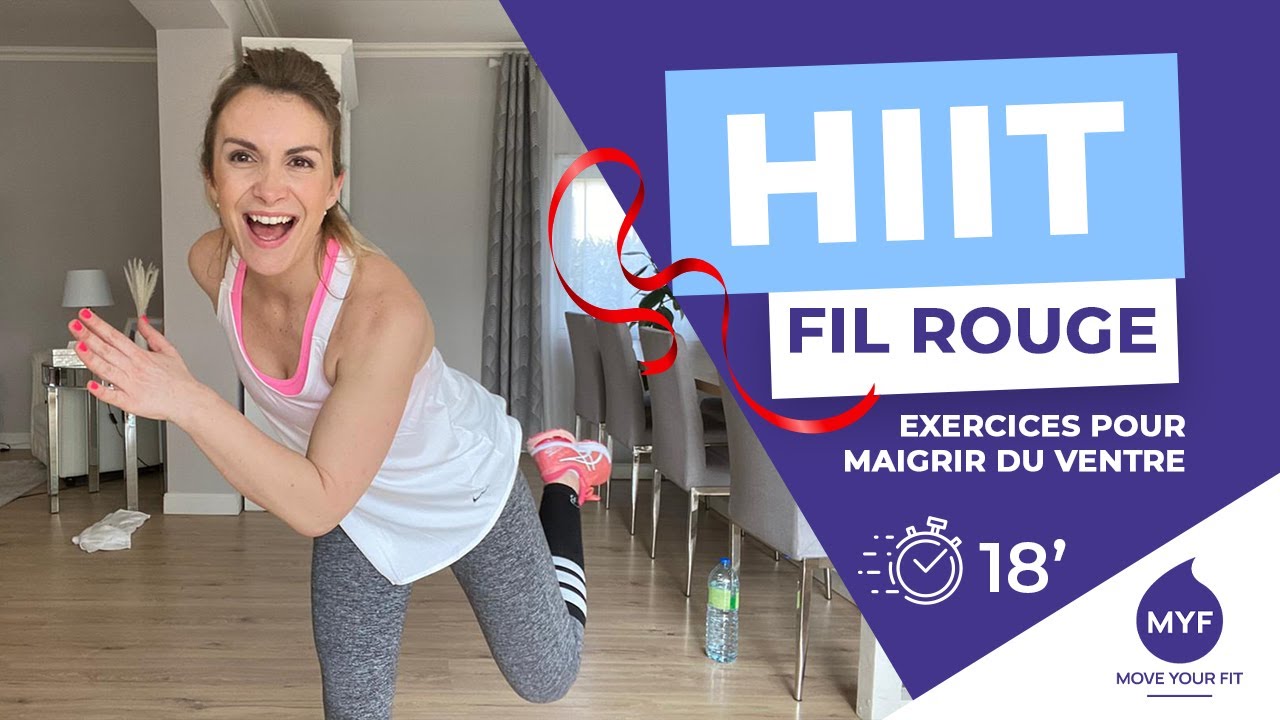 HIIT Fil Rouge - Exercices pour maigrir du ventre - Jessica Mellet